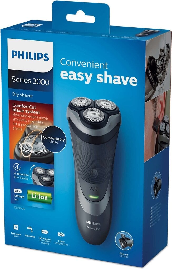 Philips Shaver S3510 hind ja info | Pardlid | kaup24.ee
