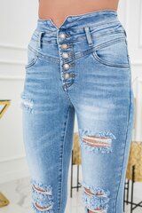 Женские джинсы Gloria, синие цена и информация | Женские тканевые брюки с поясом, синие | kaup24.ee