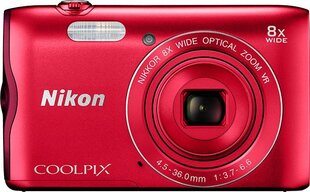 Nikon Coolpix A300, Lineart красный цена и информация | Фотоаппараты | kaup24.ee