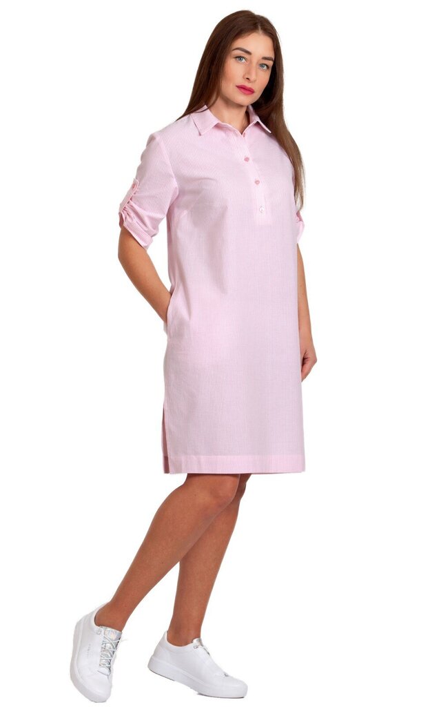 Lühendatud tekstiilkangast särk-kleit, LE-20460/20460R цена и информация | Kleidid | kaup24.ee