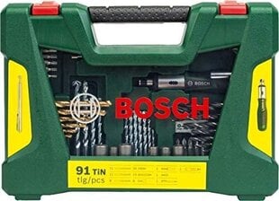 Bosch V-Line Titanium tööriistakomplekt 91 osa цена и информация | Механические инструменты | kaup24.ee