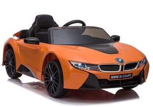 Электрический автомобиль для детей BMW I8 JE1001, оранжевый цена и информация | Электромобили для детей | kaup24.ee