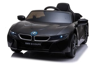 Elektriauto lastele BMW I8 JE1001, must цена и информация | Электромобили для детей | kaup24.ee