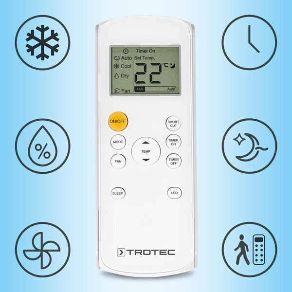 Mobiilne kliimaseade Trotec PAC 2100 X (jahutab, kuivatab ja ventileerib) цена и информация | Õhksoojuspumbad, konditsioneerid | kaup24.ee