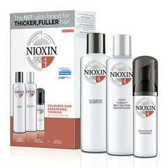 Комплект Nioxin System 4: шампунь 300 мл + кондиционер 300 мл + сыворотка 100 мл цена и информация | Шампуни | kaup24.ee