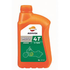 Синтетическое масло REPSOL MOTO V-TWIN 4T 20W50, 1 л цена и информация | Мотомасла | kaup24.ee