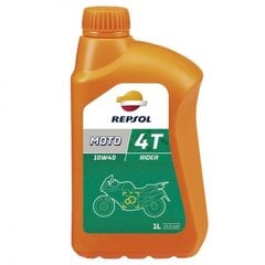 ​​​​​​​Смазка для четырехтактных двигателей REPSOL MOTO RIDER 4T 10W40, 1 л цена и информация | Моторные масла | kaup24.ee