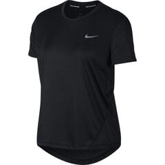 Naiste T-särk Nike Miler Top SS, must цена и информация | Спортивная одежда для женщин | kaup24.ee