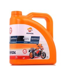 REPSOL MOTO SINTETICO 4T 10W40 4L цена и информация | Моторные масла | kaup24.ee