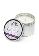 Fifty Shades Of Grey свеча для массажа Play Nice Vanilla Candle цена и информация | Массажные масла | kaup24.ee