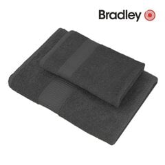 Bradley Полотенце фроте,  50 x 70 см, темно-серое цена и информация | Полотенца | kaup24.ee