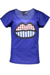 Naiste T-särk Love Moschino, sinine hind ja info | Naiste T-särgid, topid | kaup24.ee