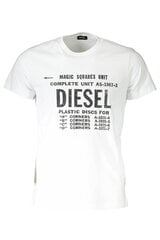 Футболка мужская Diesel, белая цена и информация | Meeste T-särgid | kaup24.ee