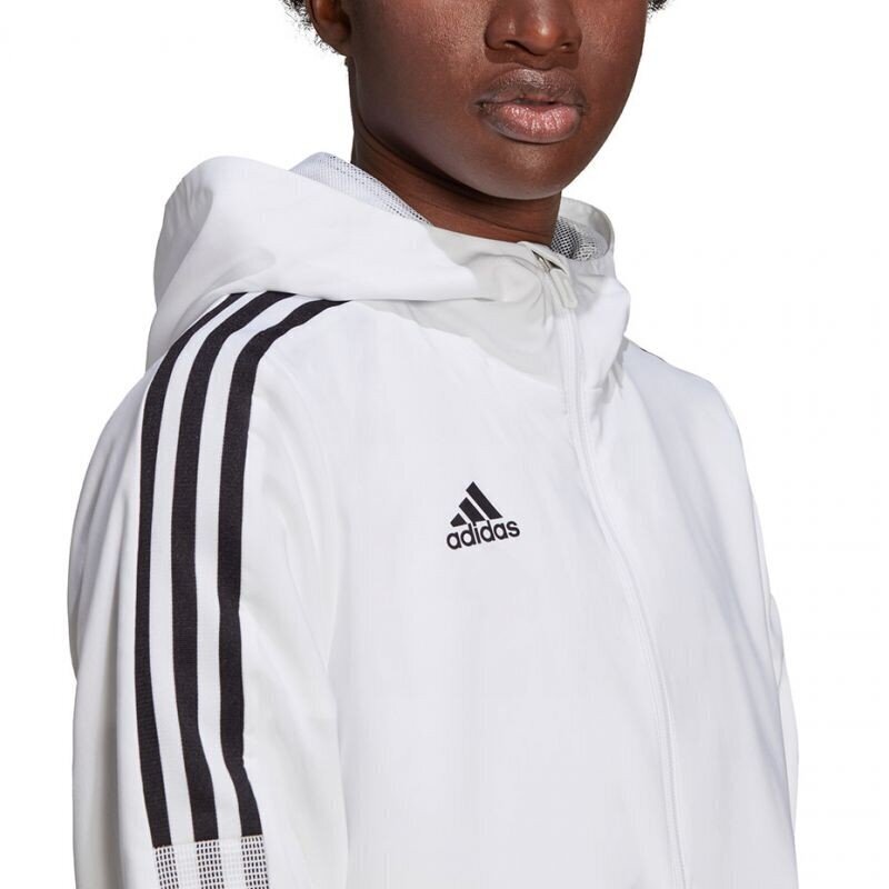 Naiste kampsun Adidas Tiro 21 WindBreaker W GP4970 77935, valge цена и информация | Naiste pusad | kaup24.ee