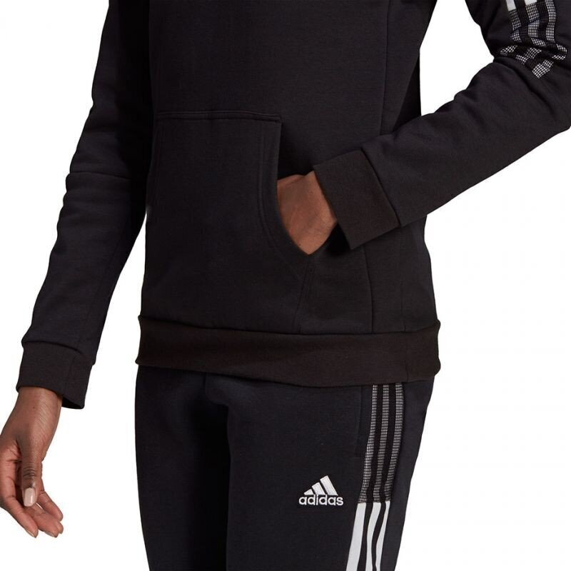 Naiste dressipluus Adidas Tiro 21 Sweat Hoody M GM7329 77937, must hind ja info | Naiste pusad | kaup24.ee