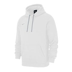 Meeste dressipluus Nike Team Club 19 PO Fleece Hoody M AR3239-100, valge цена и информация | Мужские толстовки | kaup24.ee