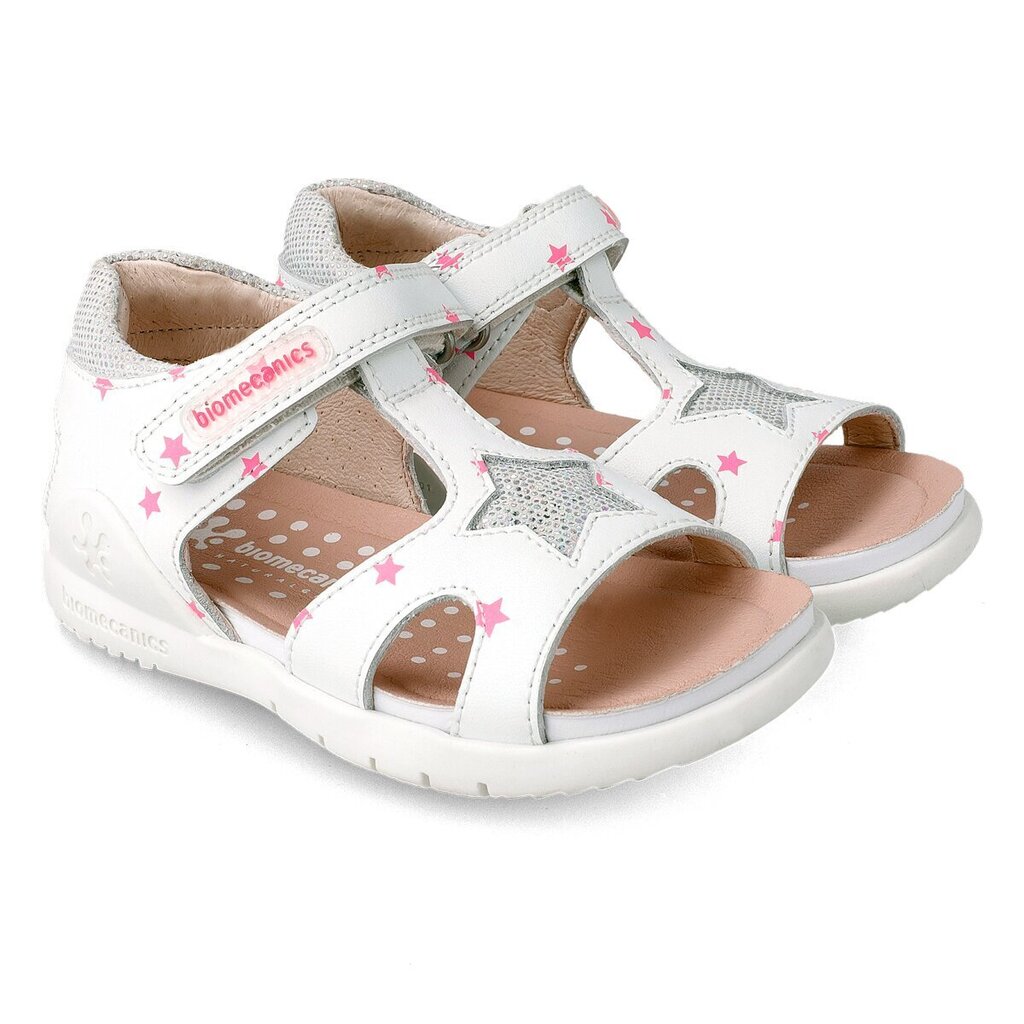 Tüdrukute sandaalid Biomecanics, valge hind ja info | Laste sandaalid | kaup24.ee