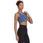 Naiste spordirinnahoidja Adidas 3-Stripes Sport Bra Top W GL3808, sinine цена и информация | Rinnahoidjad | kaup24.ee