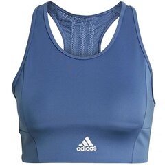 Спортивный бюстгальтер для женщин Adidas 3-Stripes Sport Bra Top W GL3808, синий цена и информация | Спортивные бюстгальтеры | kaup24.ee