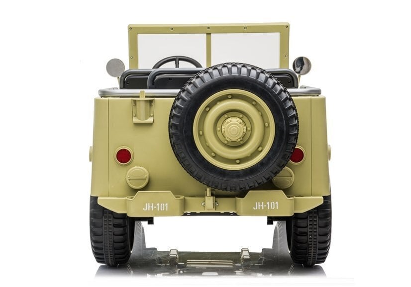 Elektriauto lastele Jeep JH101, khaki цена и информация | Laste elektriautod | kaup24.ee