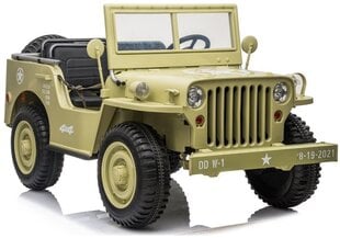 Электромобиль для детей Jeep JH101, хаки цена и информация | Электромобили для детей | kaup24.ee