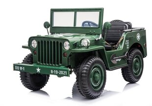 Elektriauto lastele Jeep JH101, roheline hind ja info | Laste elektriautod | kaup24.ee