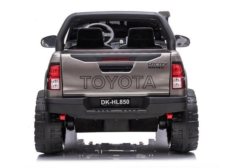 Elektriauto lastele Toyota Hilux, hõbedane lakitud hind ja info | Laste elektriautod | kaup24.ee