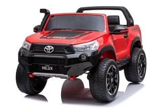 Электромобиль для детей Toyota Hilux, красный лакированный цена и информация | Электромобили для детей | kaup24.ee