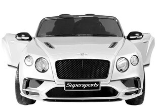 Elektriauto Bentley Supersports JE1155, valge hind ja info | Laste elektriautod | kaup24.ee