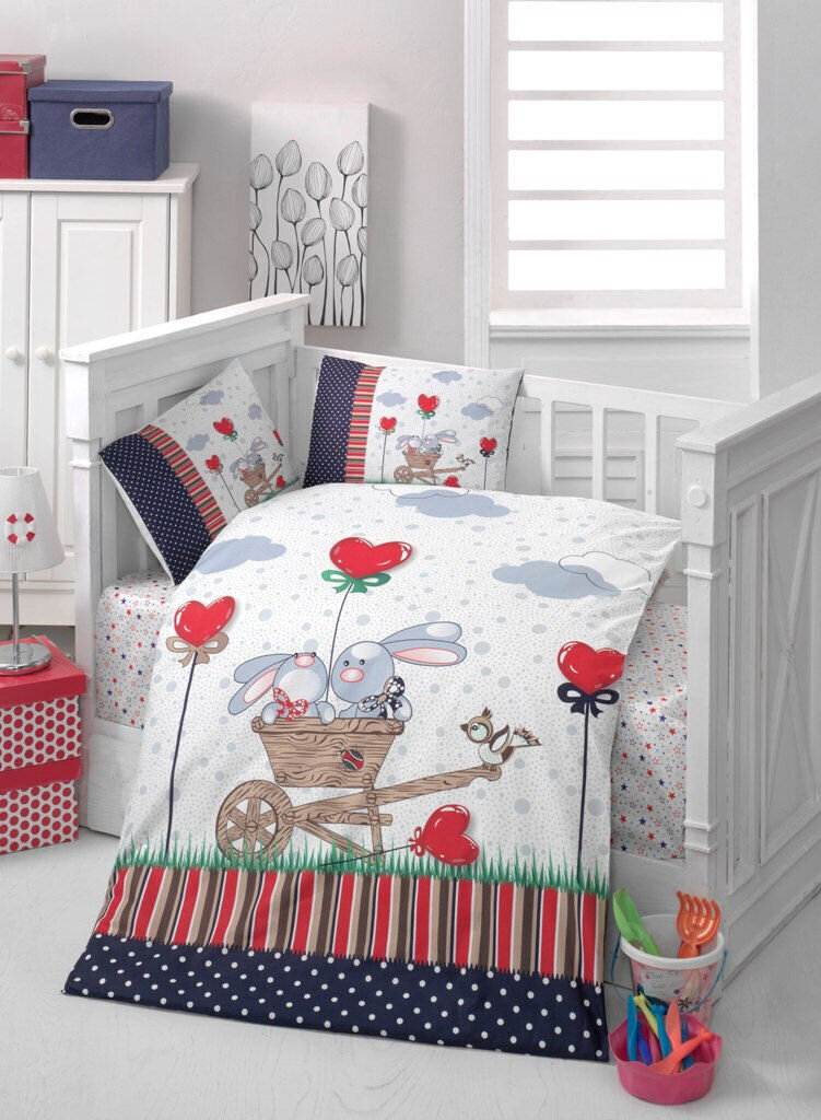 Laste voodipesukomplekt Ruya, 4-osaline hind ja info | Beebide ja laste voodipesu | kaup24.ee