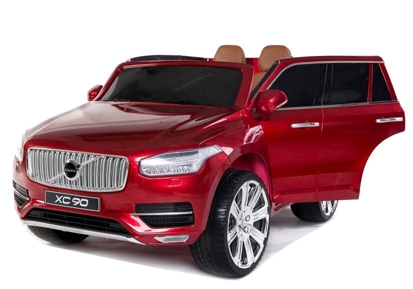 Elektriauto lastele VOLVO XC90, punane lakitud цена и информация | Laste elektriautod | kaup24.ee