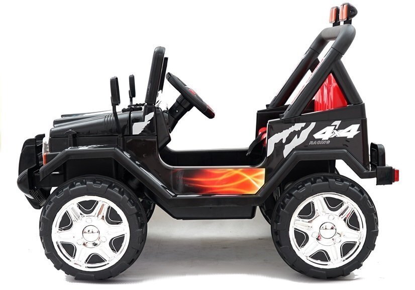 Elektriauto lastele Jeep Raptor S618, must hind ja info | Laste elektriautod | kaup24.ee