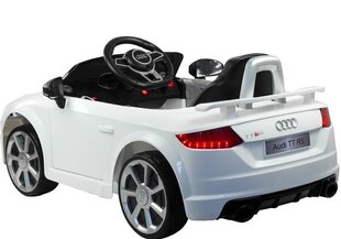 Elektriauto lastele Audi TT RS Quattro, valge hind ja info | Laste elektriautod | kaup24.ee