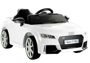 Elektriauto lastele Audi TT RS Quattro, valge hind ja info | Laste elektriautod | kaup24.ee