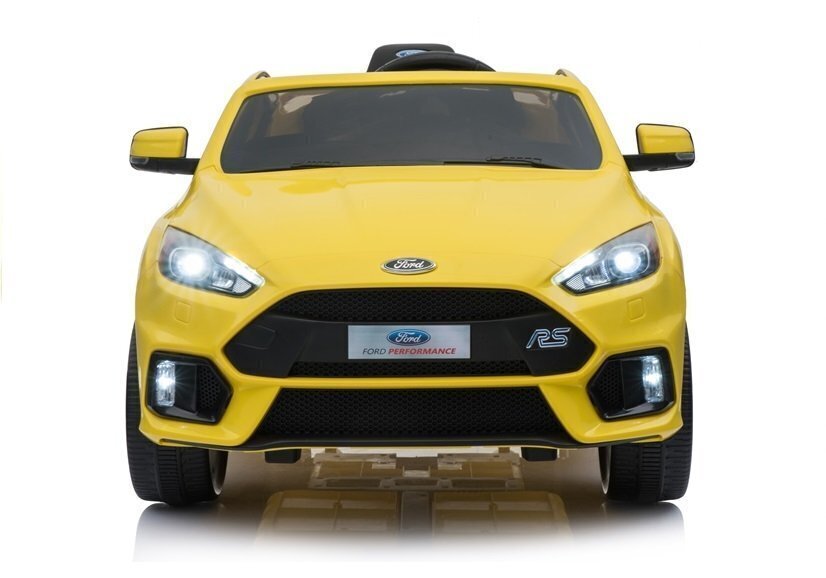 Elektriauto lastele Ford Focus RS, kollane цена и информация | Laste elektriautod | kaup24.ee