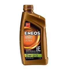 Масло ENEOS Premium Ultra 0W20, 1 л цена и информация | ENEOS Автотовары | kaup24.ee