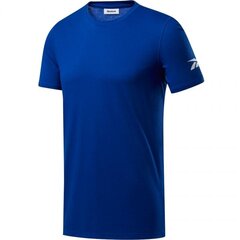 Спортивная футболка мужская Reebok Wor We Commercial SS Tee M FP9100, синяя цена и информация | Мужская спортивная одежда | kaup24.ee