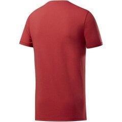 Спортивная футболка мужская Reebok Wor WE Commercial SS Tee M FP9103, красная цена и информация | Мужская спортивная одежда | kaup24.ee