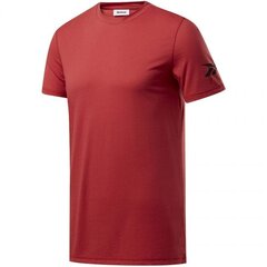 Спортивная футболка мужская Reebok Wor WE Commercial SS Tee M FP9103, красная цена и информация | Мужская спортивная одежда | kaup24.ee