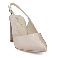 Naiste kõrge kontsaga sandaalid Caprice, beež hind ja info | Naiste sandaalid | kaup24.ee