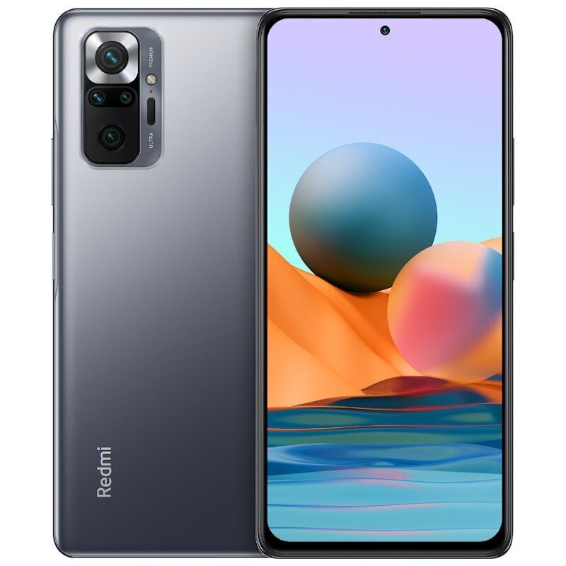 Xiaomi Redmi Note 10 Pro Dual SIM 6/128GB,MZB08KVEU Onyx Gray hind ja info | Telefonid | kaup24.ee