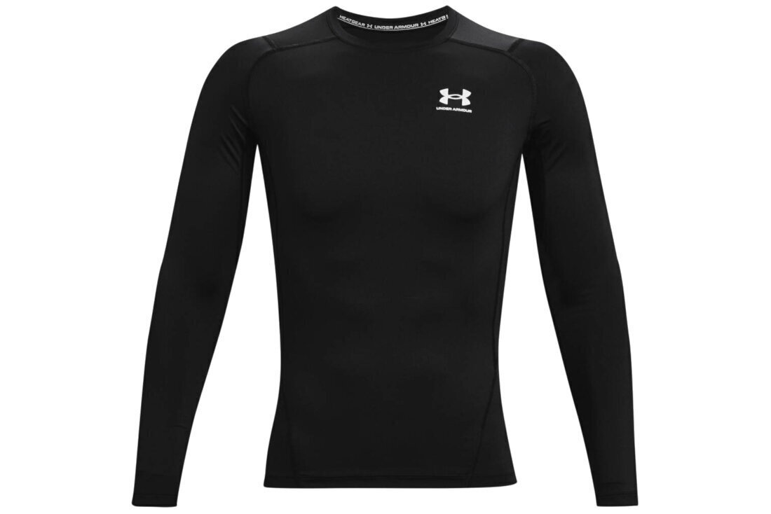 Meeste aluspesu Under Armour Heatgear Armour Long Sleeve 1361524-001, must hind ja info | Meeste alussärgid | kaup24.ee