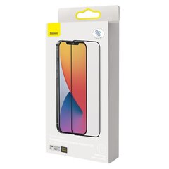 Kaitseklaas Baseus 2x Full screen Anti Blue Light tempered glass with a frame telefonile iPhone 12 Pro Max цена и информация | Защитные пленки для телефонов | kaup24.ee