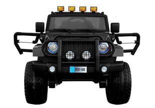 Laste elektriauto Jeep WXE-1688, must цена и информация | Электромобили для детей | kaup24.ee
