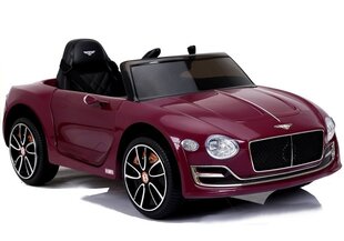Электромобиль для детей Bentley, бордовый лакированный цена и информация | Электромобили для детей | kaup24.ee