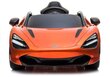 Elektriauto lastele McLaren 720S, oranž lakitud hind ja info | Laste elektriautod | kaup24.ee