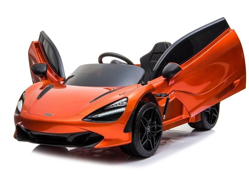 Elektriauto lastele McLaren 720S, oranž lakitud hind ja info | Laste elektriautod | kaup24.ee