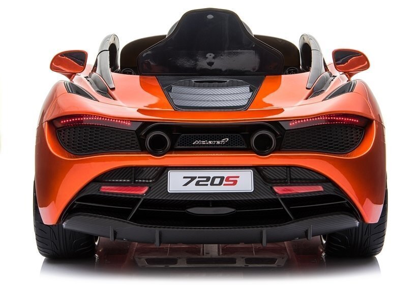 Elektriauto lastele McLaren 720S, oranž lakitud hind ja info | Laste elektriautod | kaup24.ee