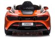 Elektriauto lastele McLaren 720S, oranž lakitud hind ja info | Laste elektriautod | kaup24.ee