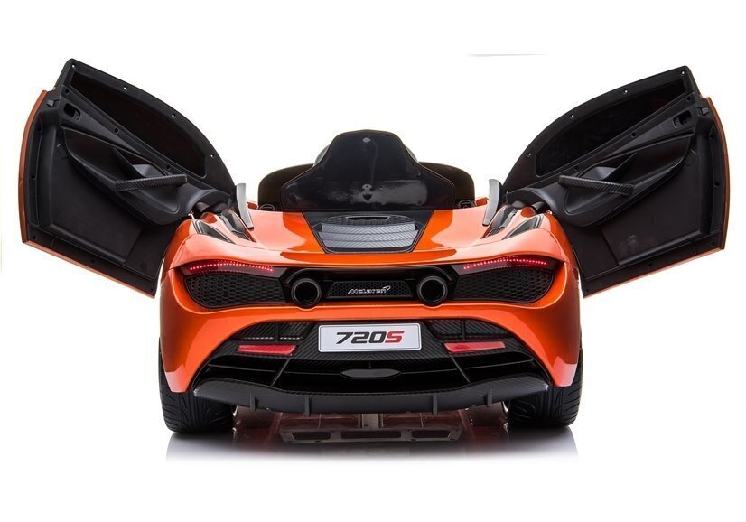 Elektriauto lastele McLaren 720S, oranž lakitud hind ja info | Laste elektriautod | kaup24.ee